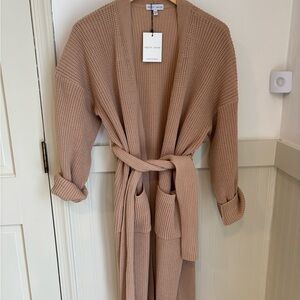 Pretty Lavish Women's Tan Cardigan Sweater